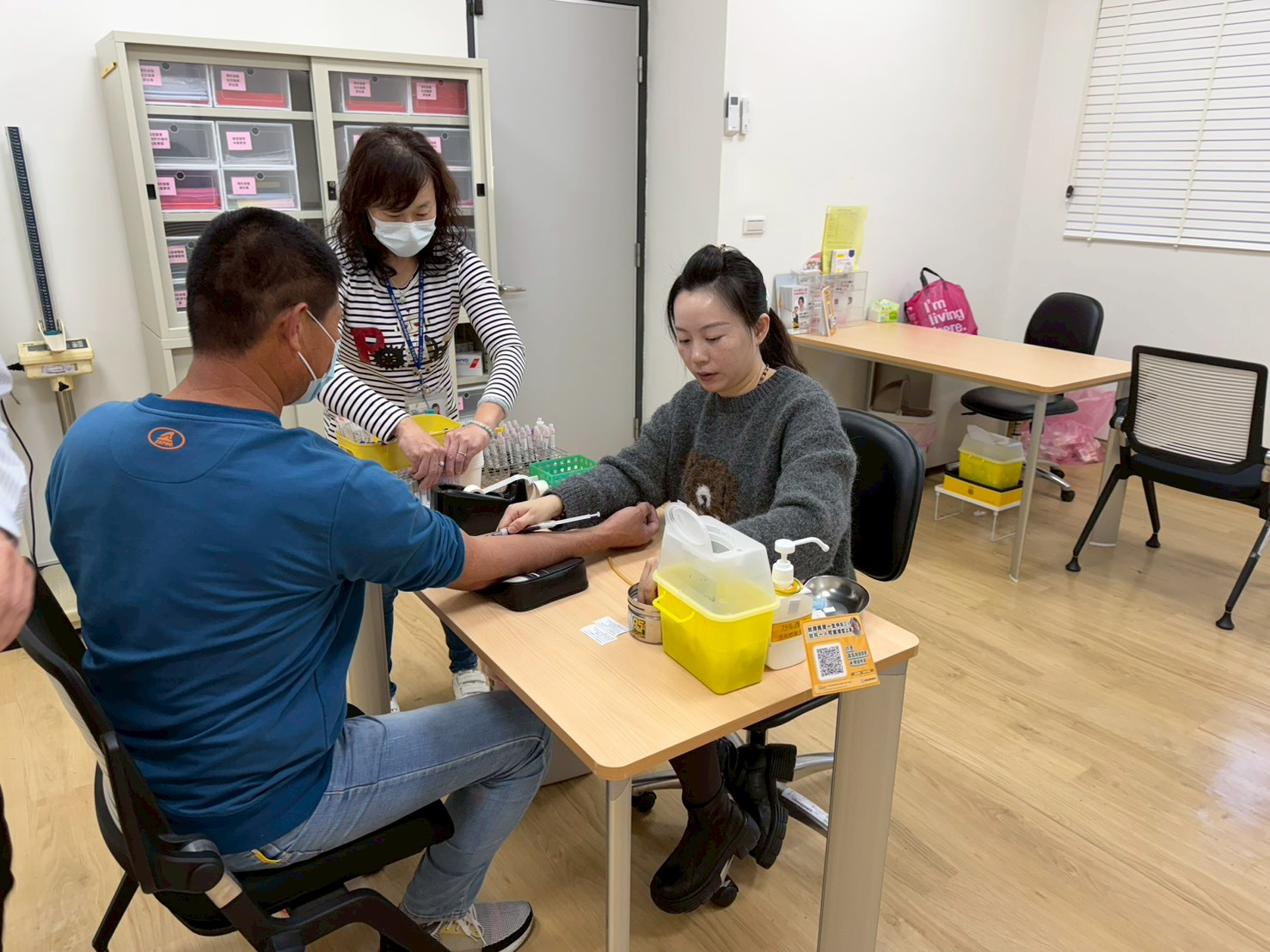 115年2月5日社區民眾肝癌高危險群巡迴定點篩檢服務